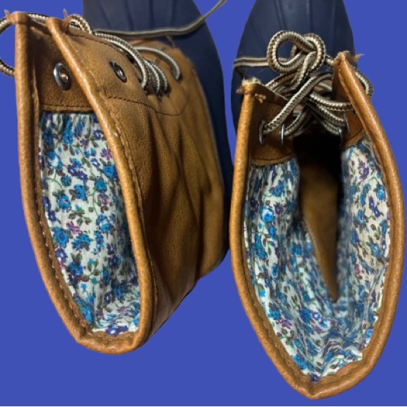 Blue Suede Shoes Women's Size 7 Duck Rain Boots - Picture 5 of 6